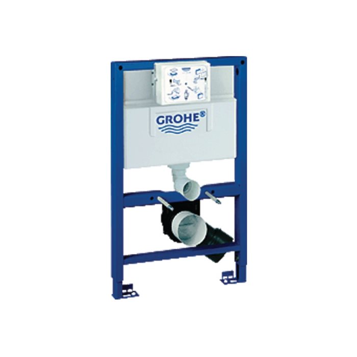 מיכל הדחה גרואה לקיר גבס נמוך | 38526000 של גרואה | GROHE